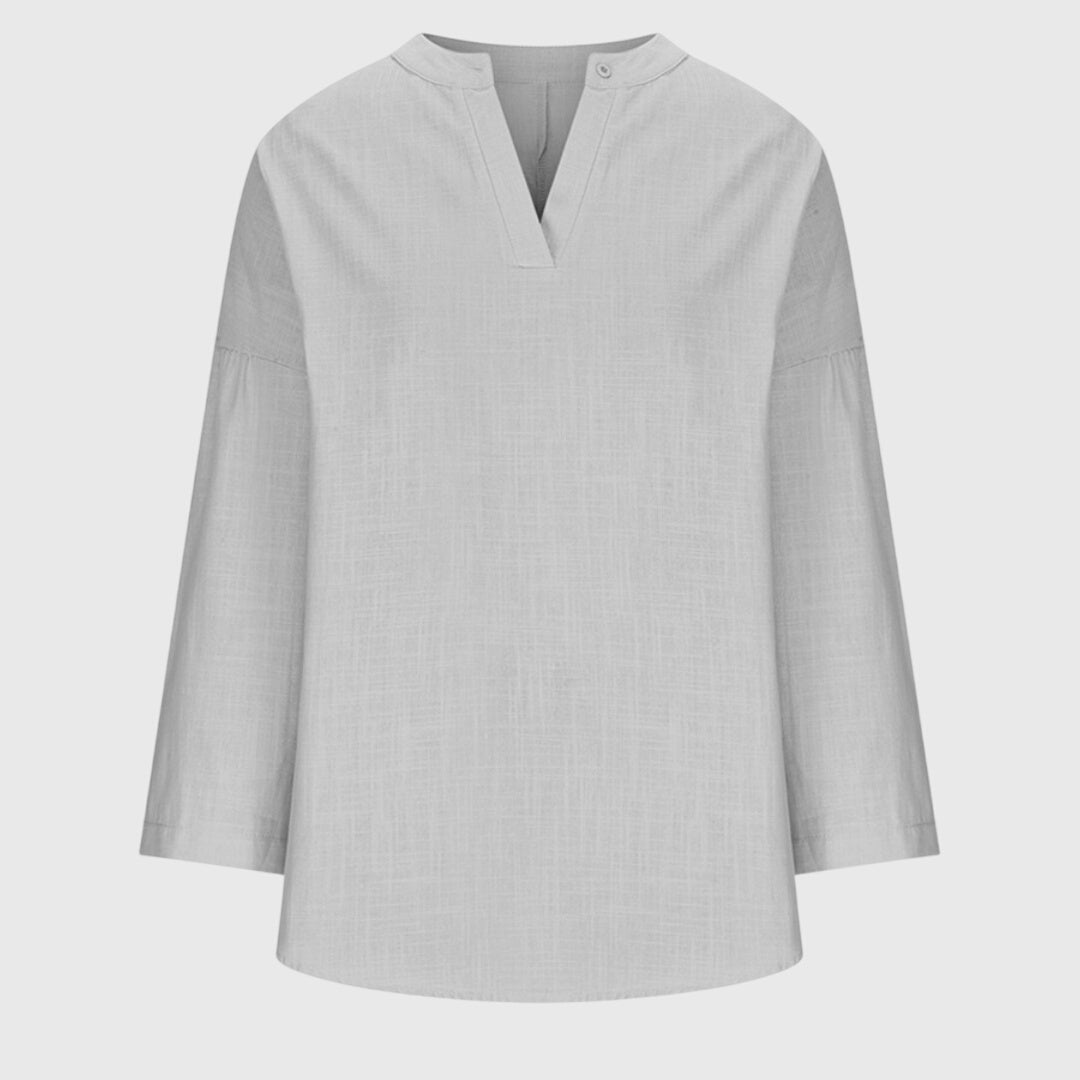 Annalise | Dames Casual Top met Losse Pasvorm en Lange Mouwen