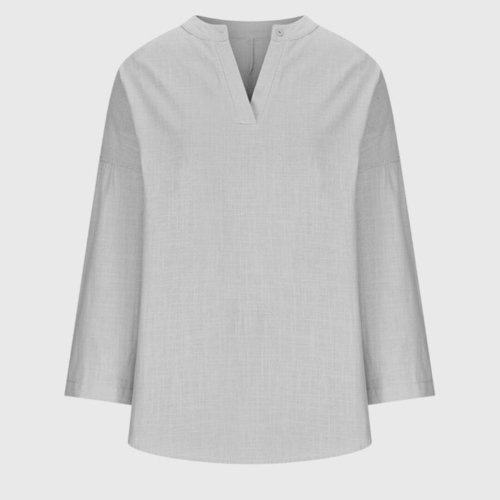 Annalise | Dames Casual Top met Losse Pasvorm en Lange Mouwen