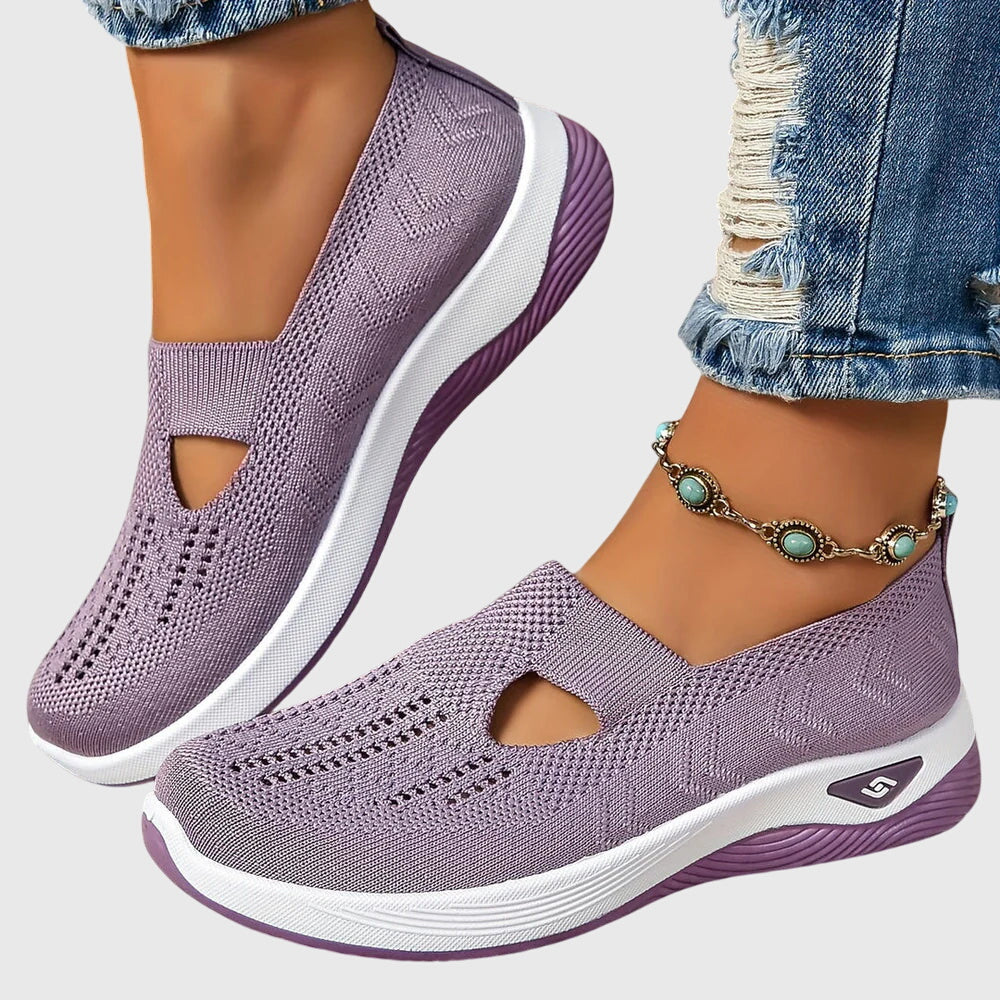 Tessa | Dames Ademend Instap Gebreide Sneakers