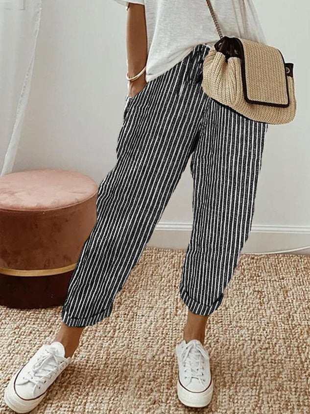 Emma | Dames Casual Broek met Losse Pasvorm