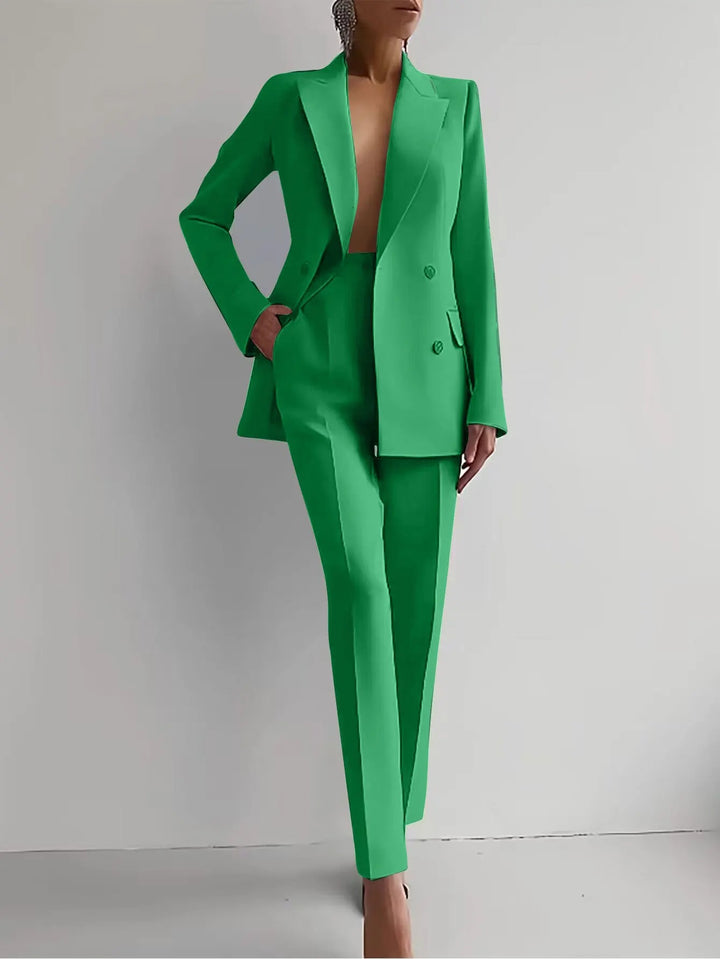 Mila | Dames Getailleerd Business Pak Set Blazer Pantalon