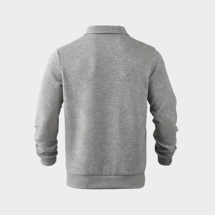 Garrett | Heren Casual Gebreide Pullover met Ritssluiting