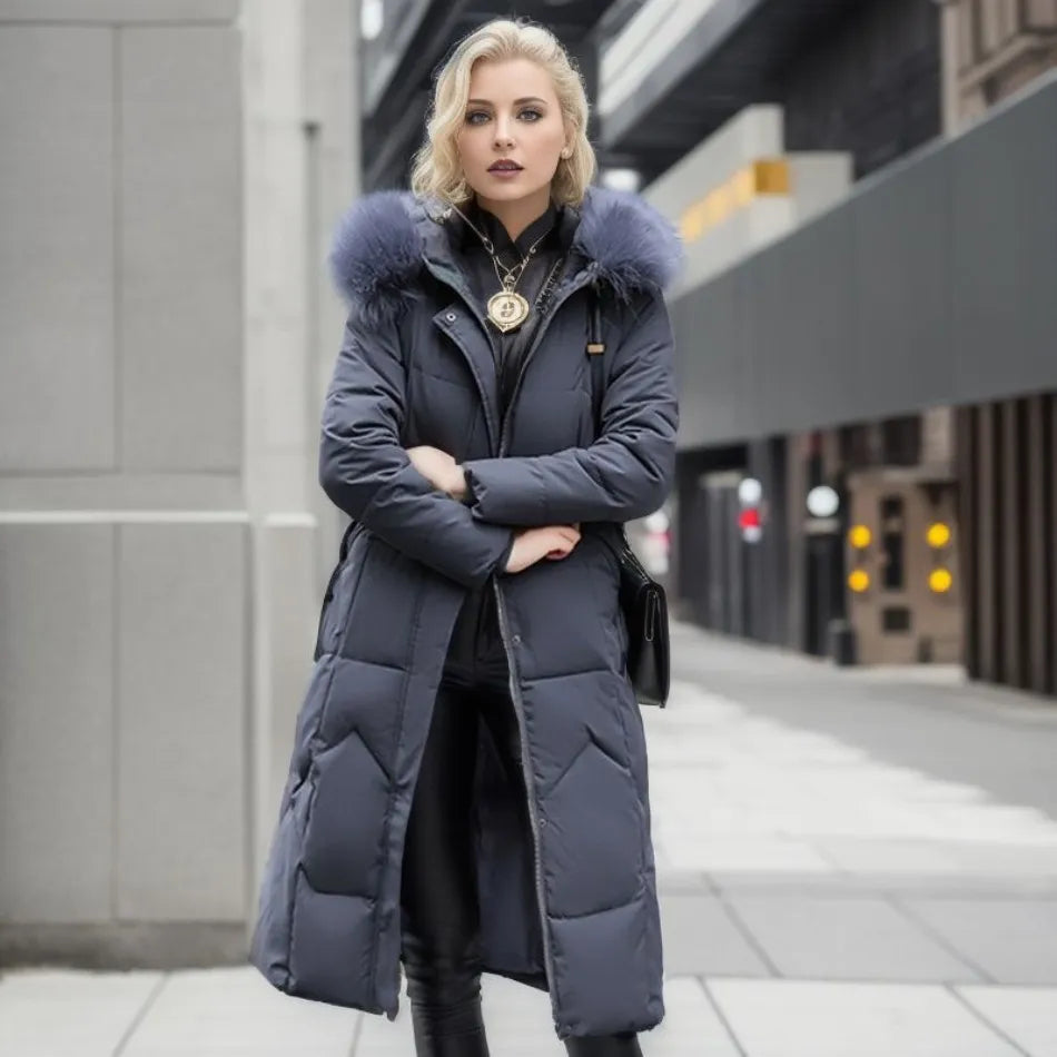 Rachel | Dames Casual Winterjas met Capuchon en Ritssluiting