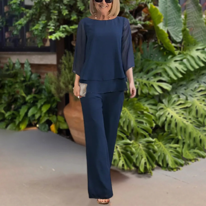 Hannah | Women Elegant Two Piece Pants Set