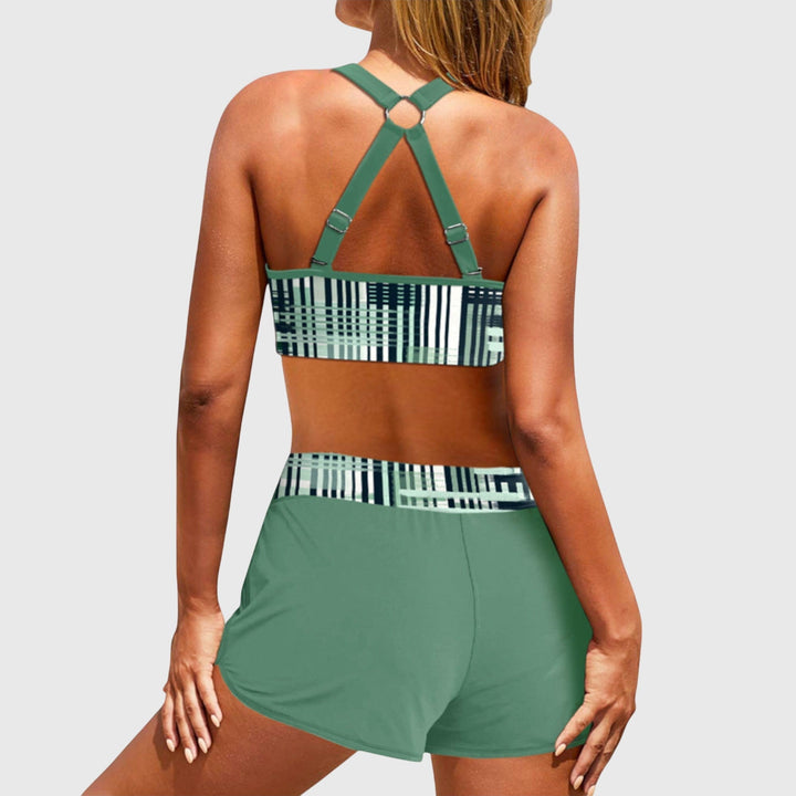 Samantha | Dames Gestreepte Zomer Tweedelige Bikini