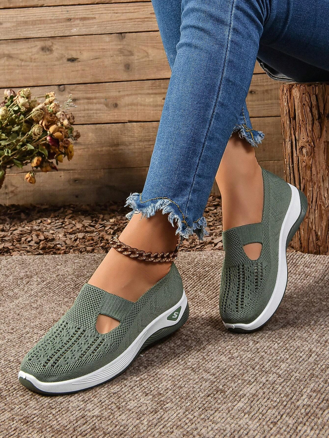 Hailey | Dames Instap Casual Wandelschoenen