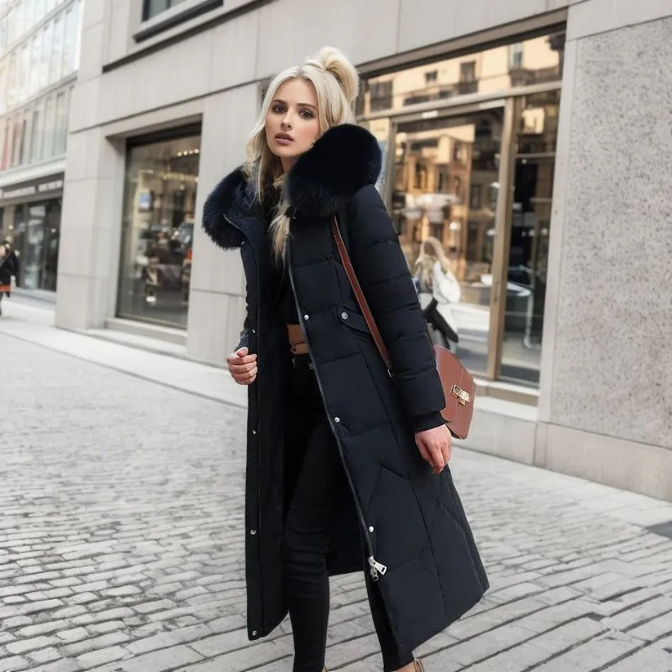 Rachel | Dames Casual Winterjas met Capuchon en Ritssluiting