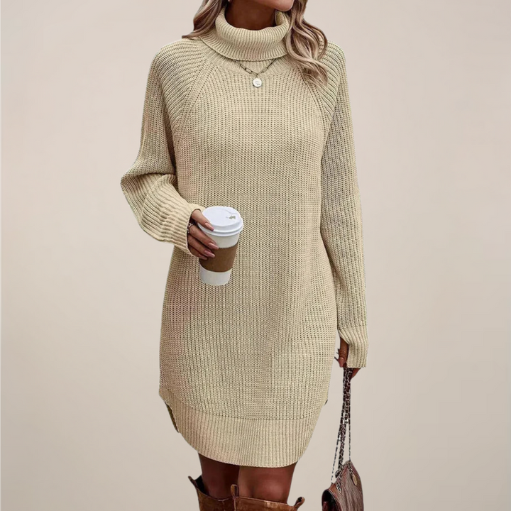 Faye | Dames Coltrui Jurk met Lange Mouwen