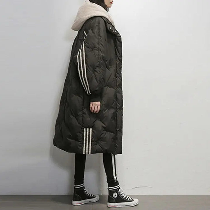 Ellie | Dames Oversized Lange Winter Pufferjas