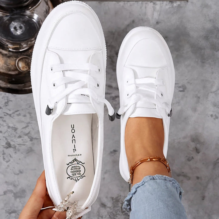 Nicole | Dames Minimalistische Vetersneakers