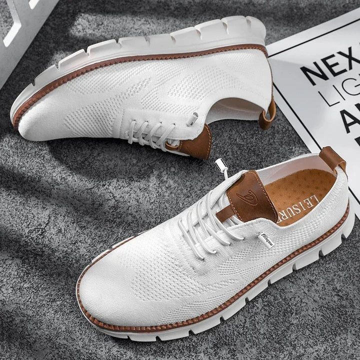 Bennett | Heren Veters Gebreide Zool Casual Schoenen