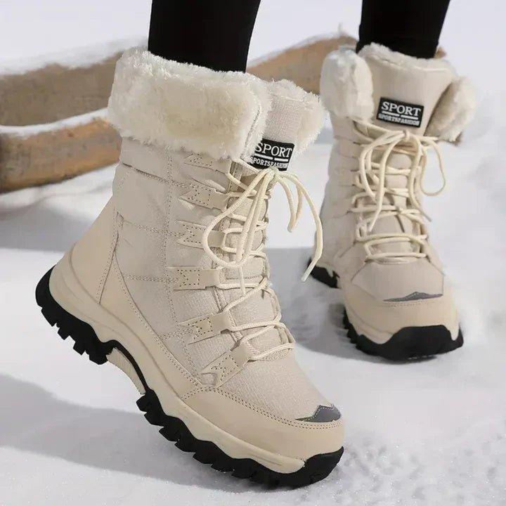 Adira | Dames Veters Winter Enkellaarzen