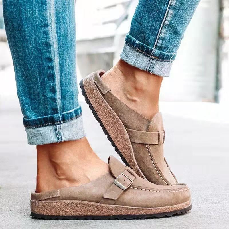 Sydney | Dames comfortabele casual loafers met gesp