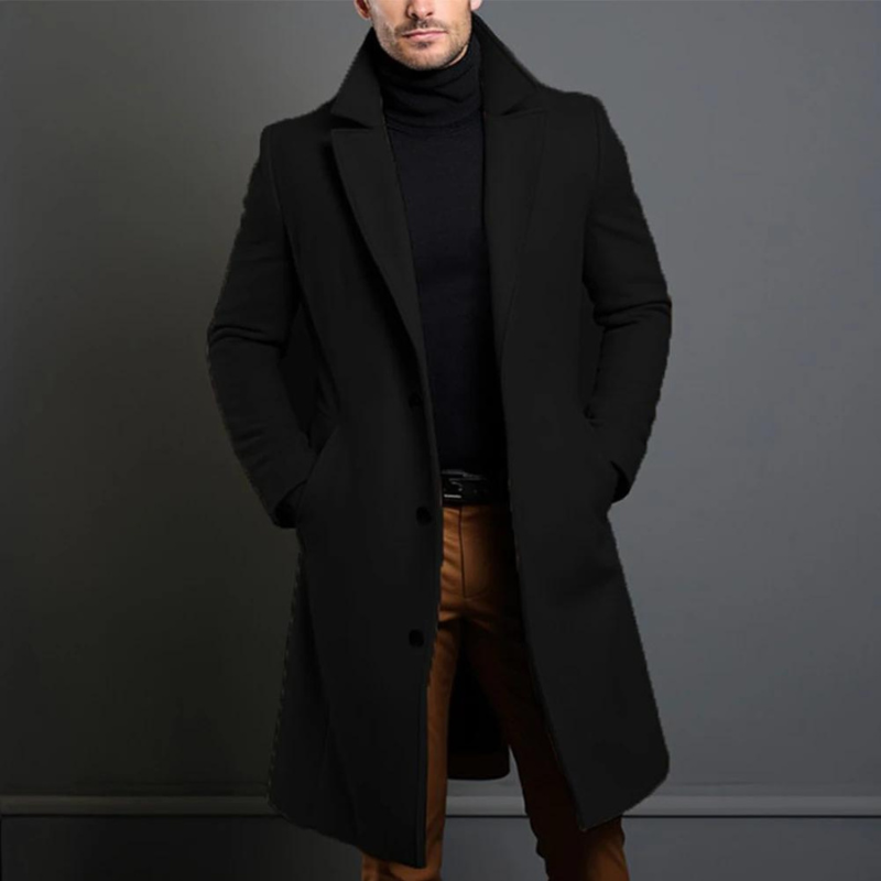 Griffin | Heren Lange Warme Wintertrenchcoat
