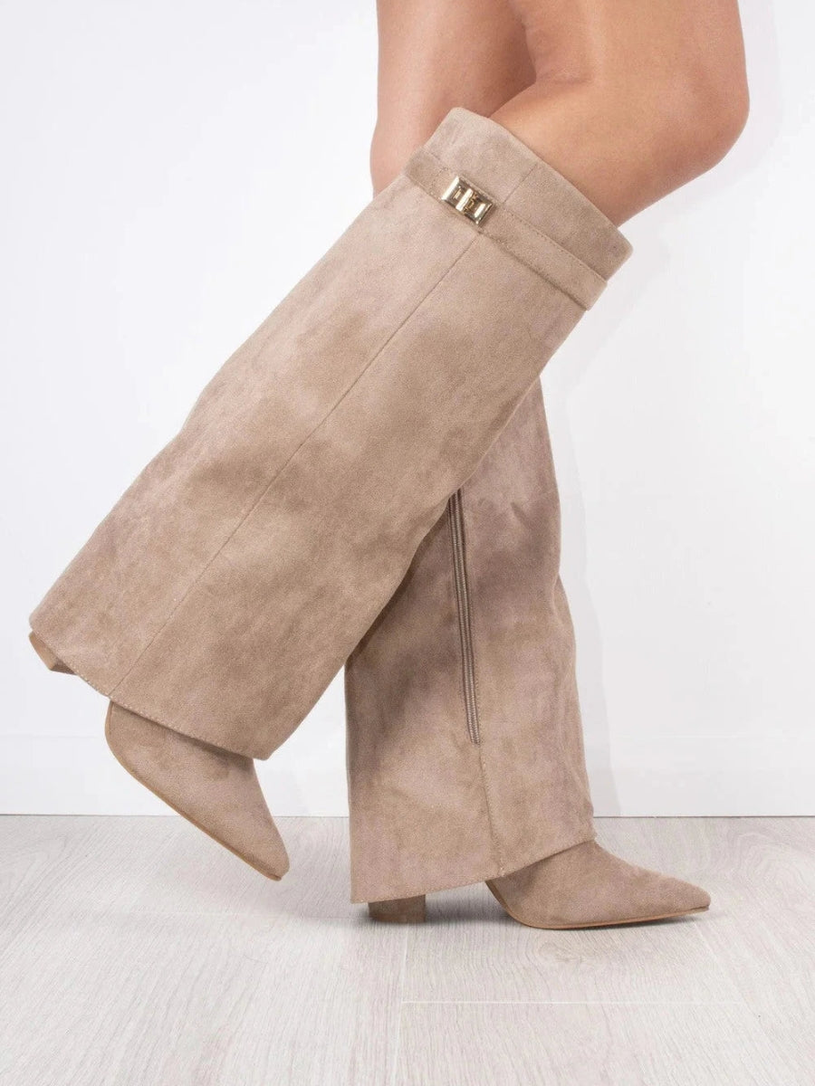 Cherish | Dames Trendy Over-the-Knee Laarzen met Hak