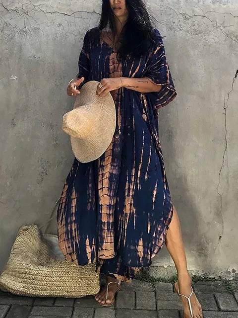 Chelsea | Dames Janne Kaftan Maxi Zomerjurk