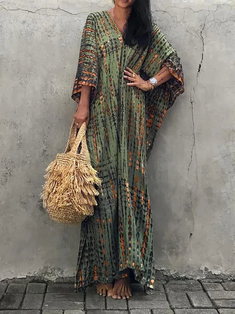 Chelsea | Dames Janne Kaftan Maxi Zomerjurk