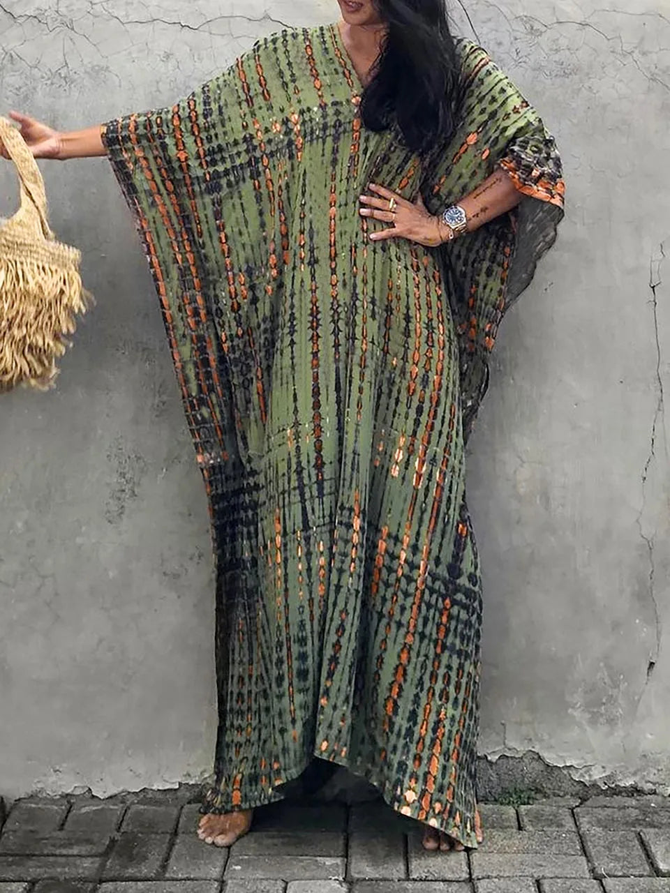 Chelsea | Dames Janne Kaftan Maxi Zomerjurk