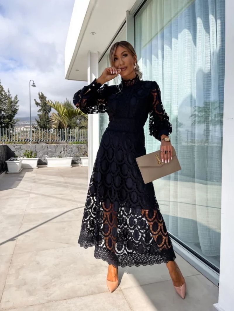 Eva | Women Elegant Long Sleeve Party Dress