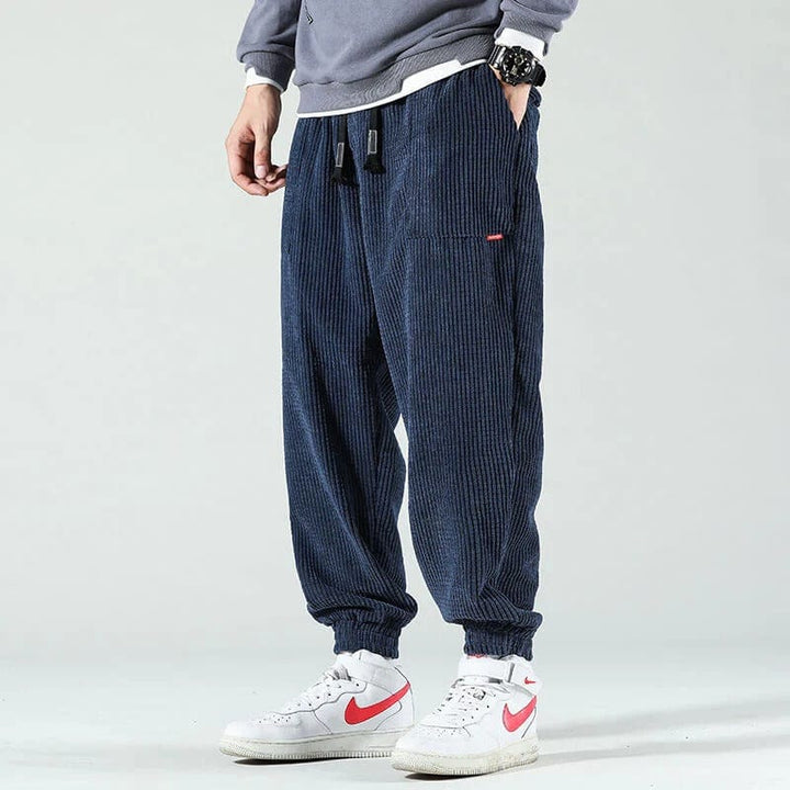 Emerson | Heren Relaxte Pasvorm Corduroy Jogger Broek