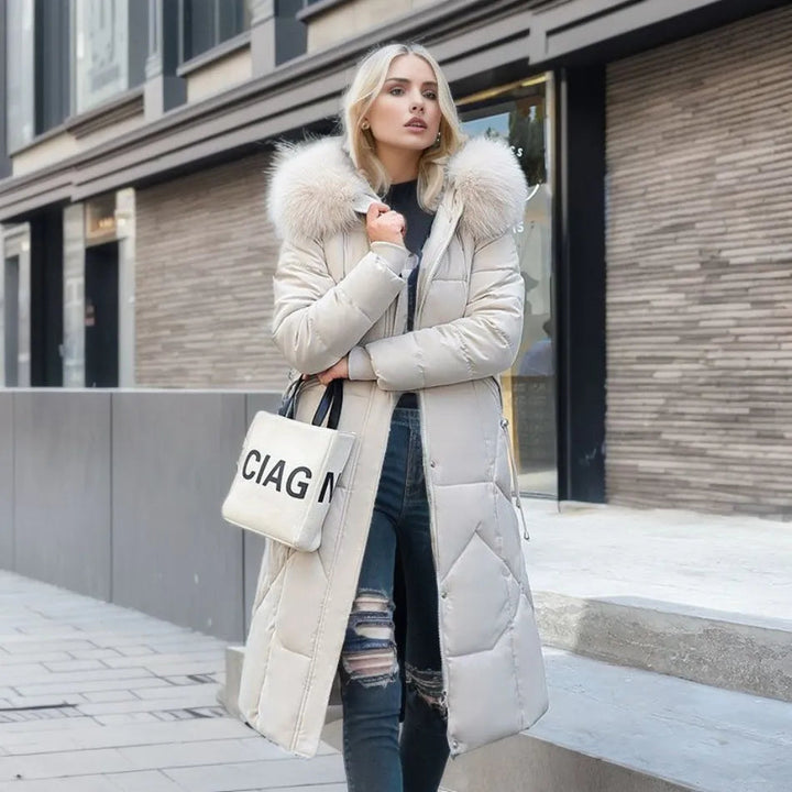 Rachel | Dames Casual Winterjas met Capuchon en Ritssluiting