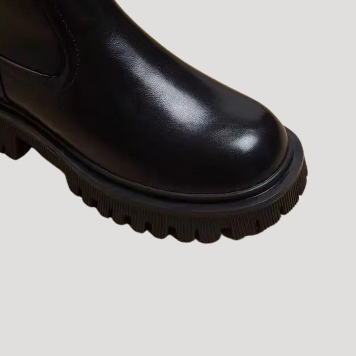 Destiny | Dames Lente Chunky Mid-Kuitlaarzen