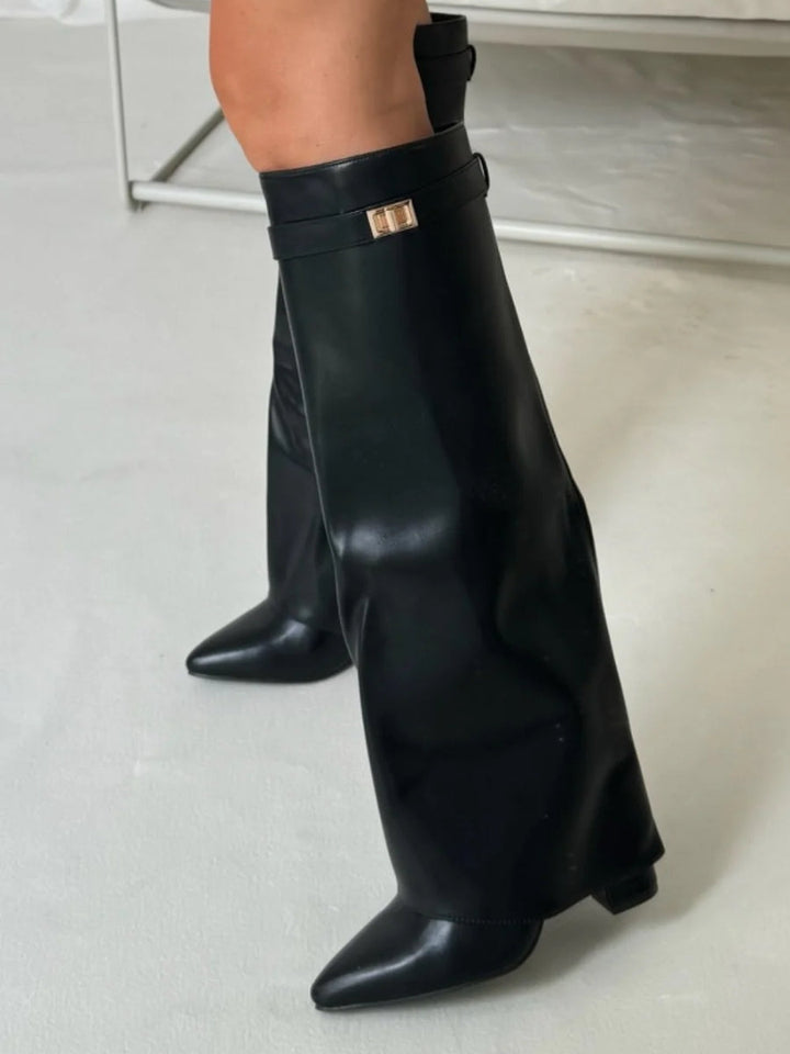 Cherish | Dames Trendy Over-the-Knee Laarzen met Hak