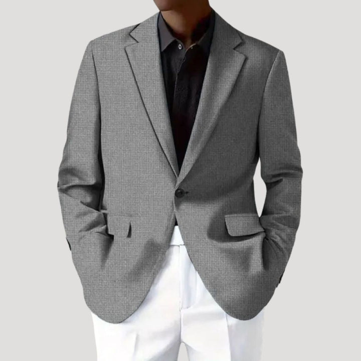 Alexander | Heren Gestructureerde Getailleerde Casual Blazer