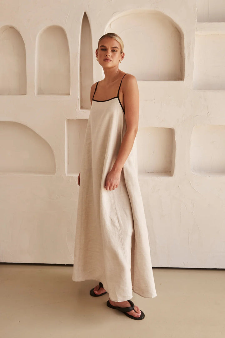 Eleanor | Dames Maxi Jurk Met Spaghettibandjes Voor Bruiloftsgasten