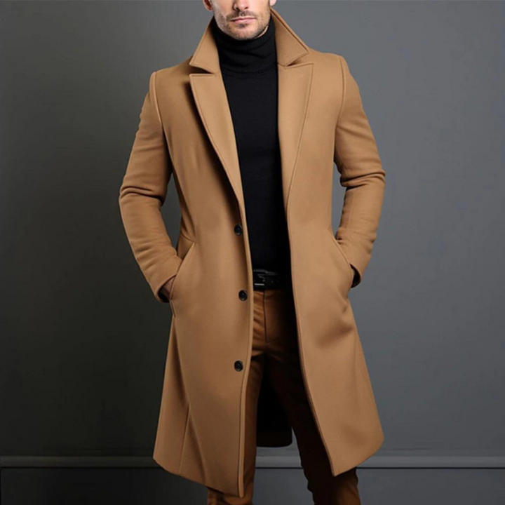 Griffin | Heren Lange Warme Wintertrenchcoat