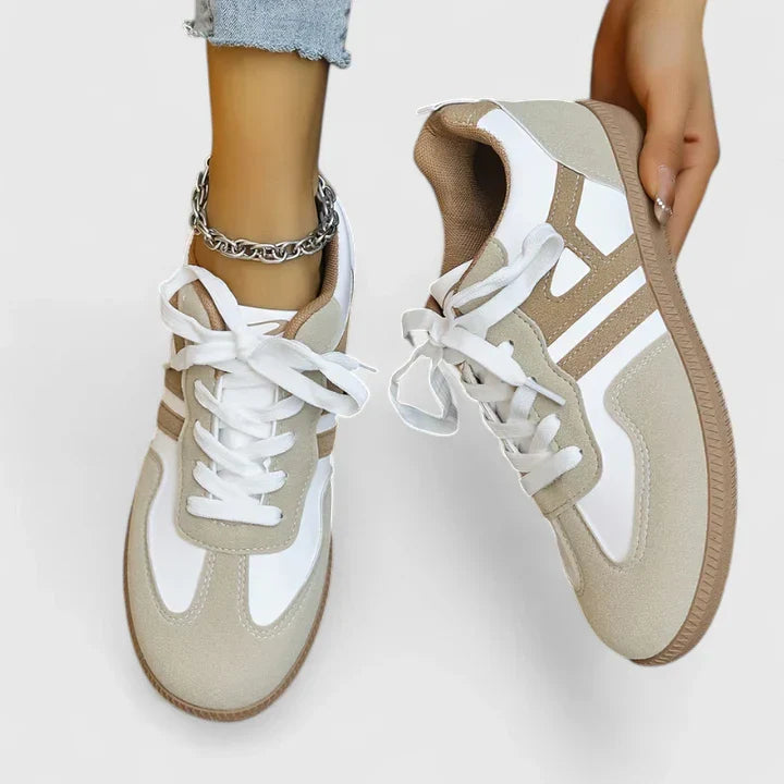 Jacqueline | Dames Retro Vetersneakers