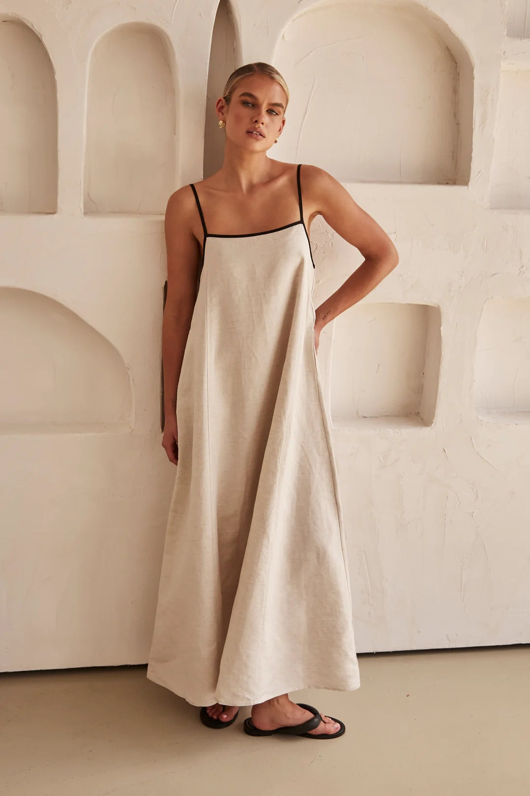 Eleanor | Dames Maxi Jurk Met Spaghettibandjes Voor Bruiloftsgasten