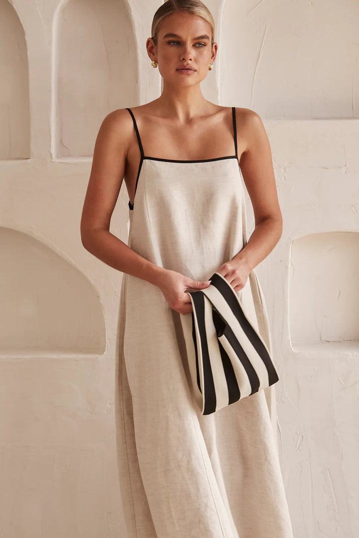 Eleanor | Dames Maxi Jurk Met Spaghettibandjes Voor Bruiloftsgasten
