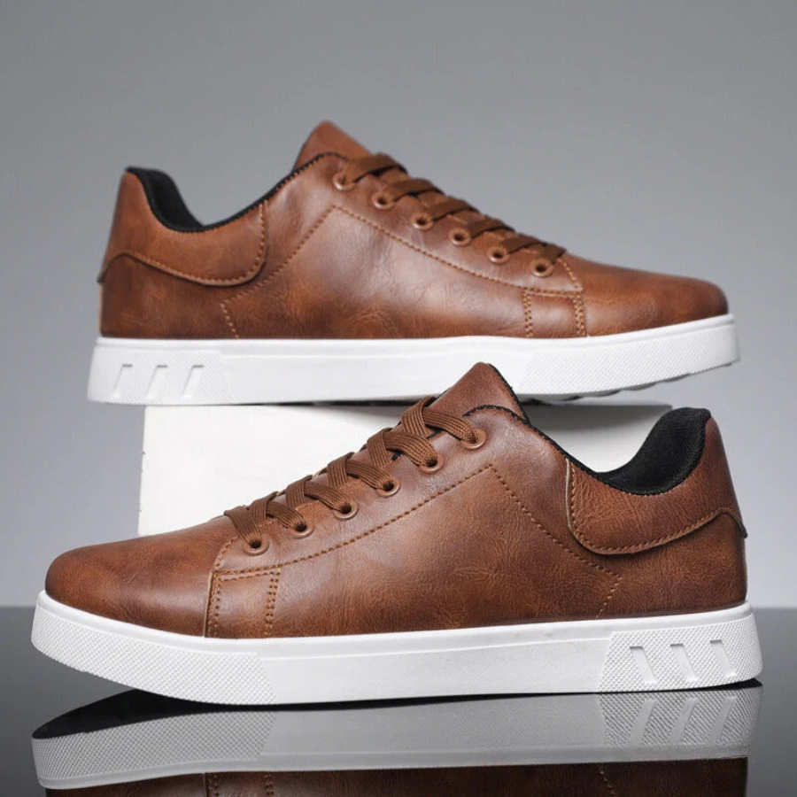 Troy | Heren Klassieke Vetersluiting Lage Sneakers