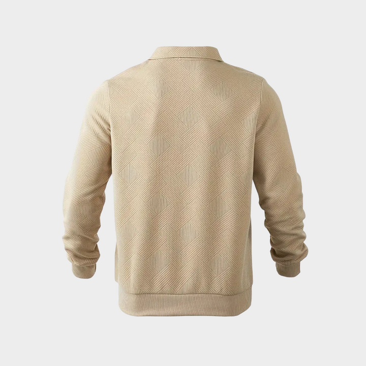 Garrett | Heren Casual Gebreide Pullover met Ritssluiting