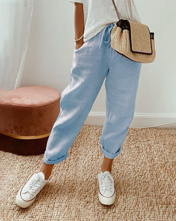Emma | Dames Casual Broek met Losse Pasvorm