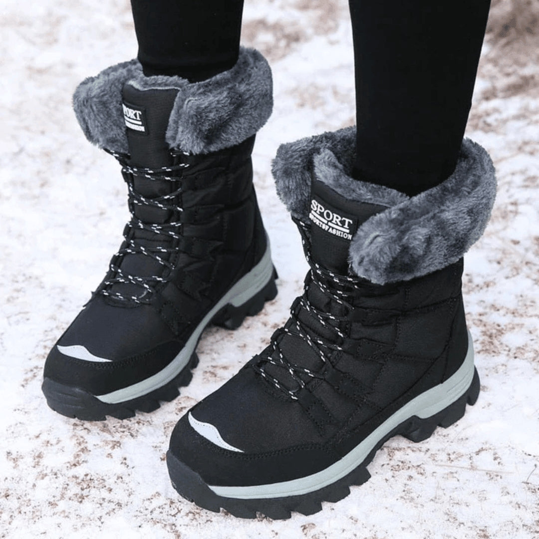 Adira | Dames Veters Winter Enkellaarzen