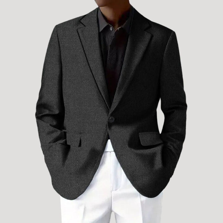 Alexander | Heren Gestructureerde Getailleerde Casual Blazer