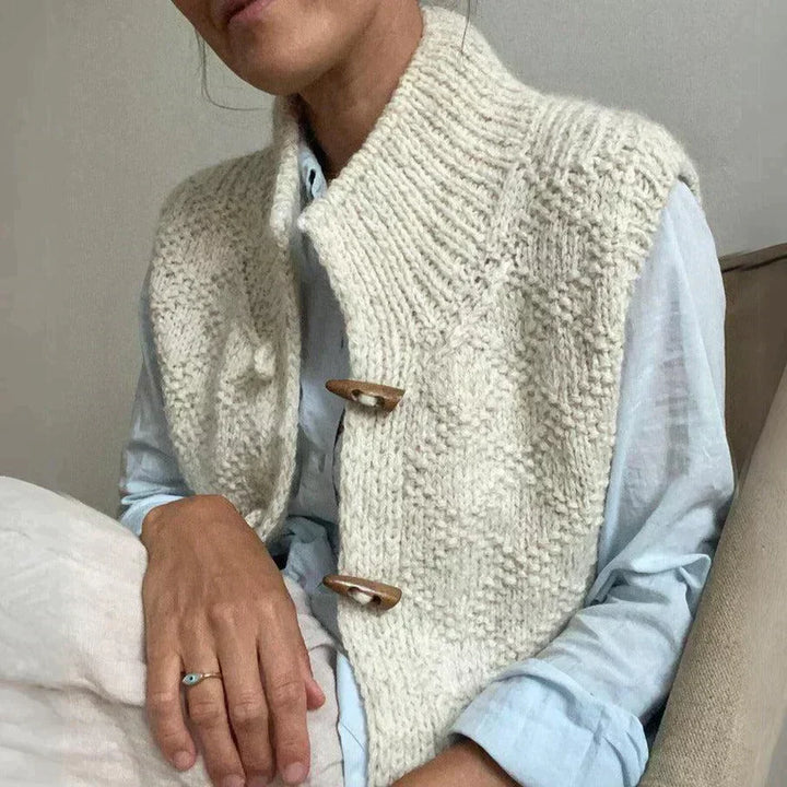 Sienna | Dames Winterbodywarmer zonder Mouwen met Knopen