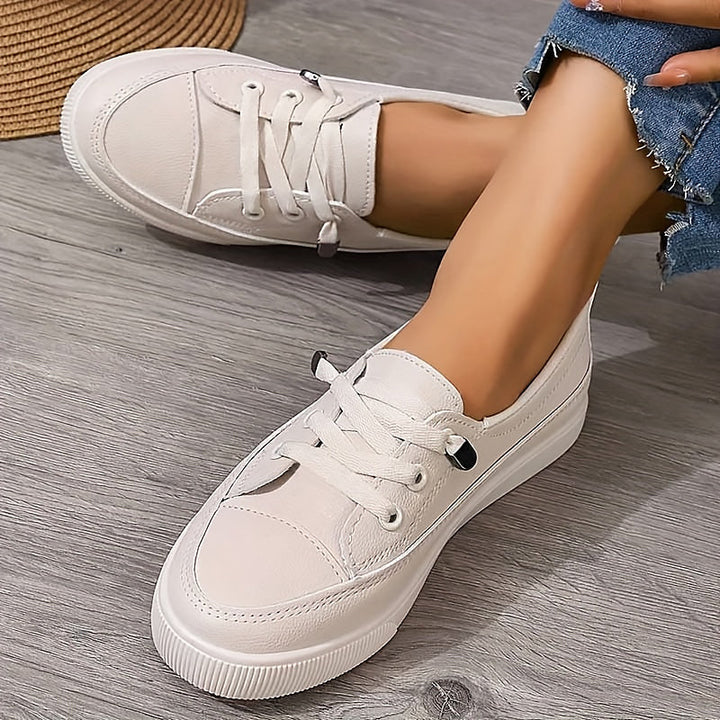 Nicole | Dames Minimalistische Vetersneakers