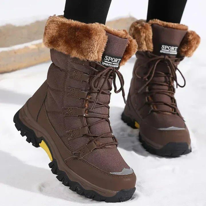 Adira | Dames Veters Winter Enkellaarzen