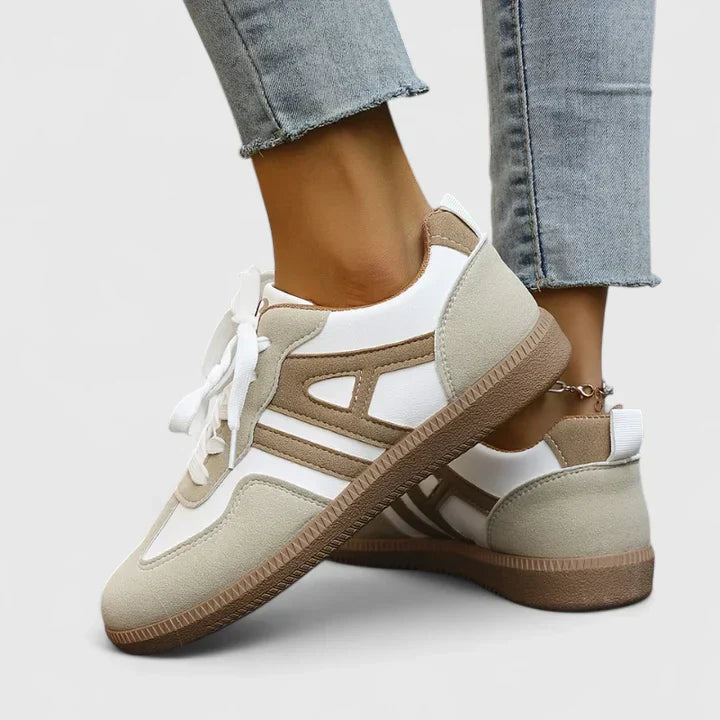 Jacqueline | Dames Retro Vetersneakers