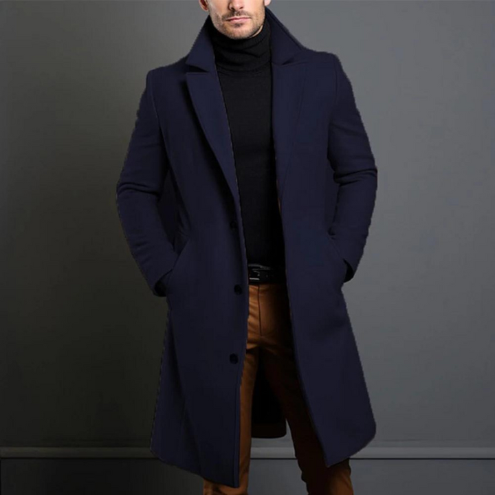 Griffin | Heren Lange Warme Wintertrenchcoat