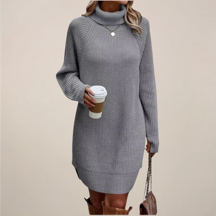 Faye | Dames Coltrui Jurk met Lange Mouwen