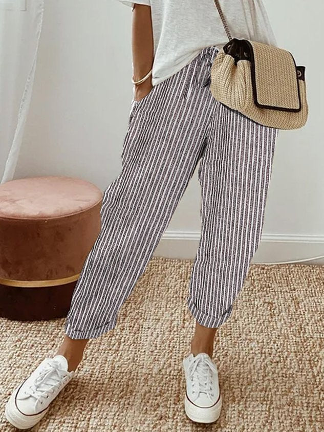 Emma | Dames Casual Broek met Losse Pasvorm