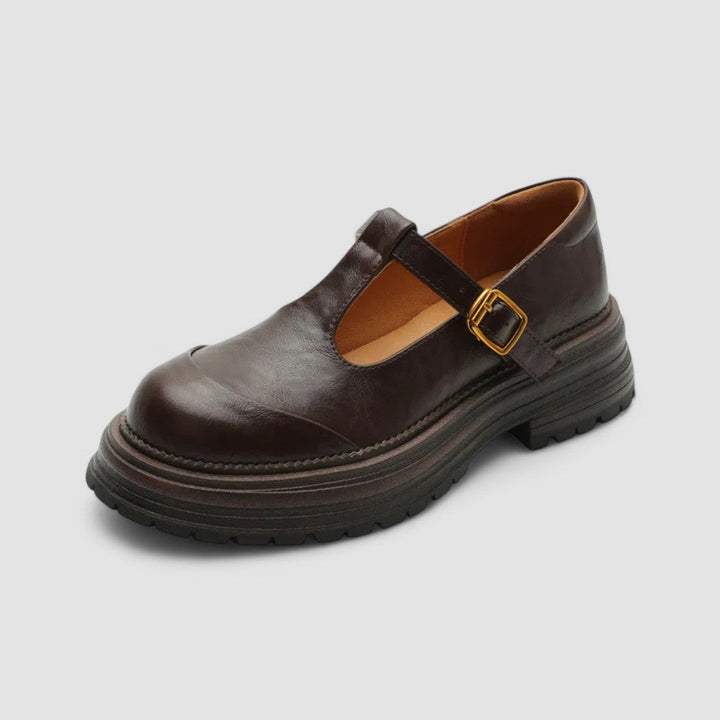Kylie | Dames Casual T-strap Schoenen Met Plateauzool