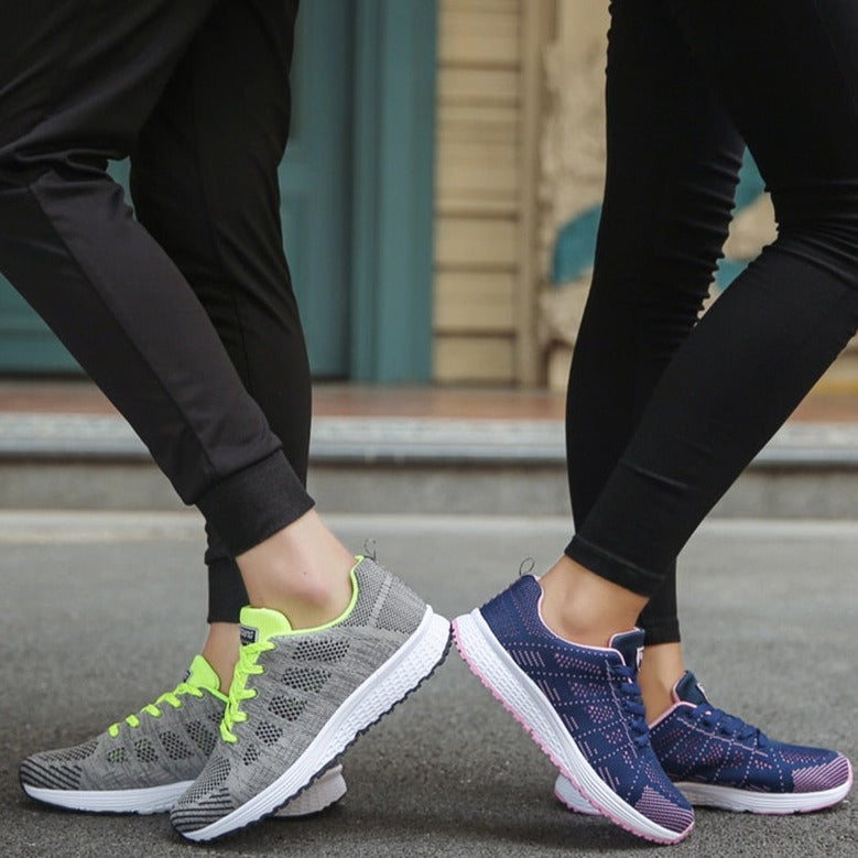 Kennedy | Dames Casual Wandelsneakers Met Veters