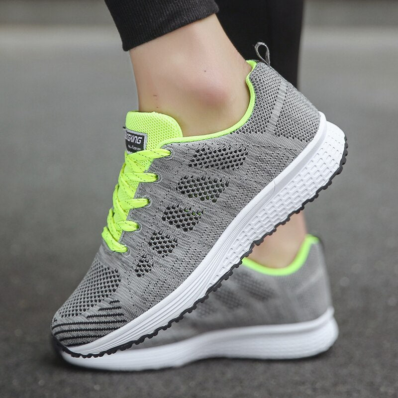 Kennedy | Dames Casual Wandelsneakers Met Veters
