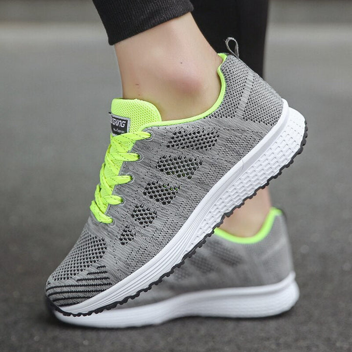 Kennedy | Dames Casual Wandelsneakers Met Veters