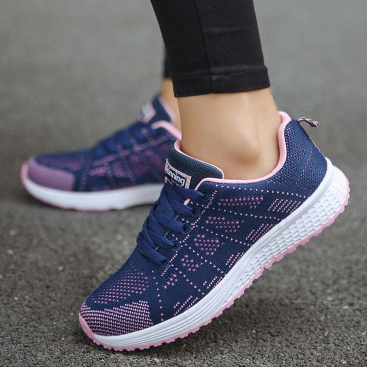 Kennedy | Dames Casual Wandelsneakers Met Veters
